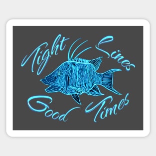 Tight Lines Good Times fishing for hogfish Florida Keys Sticker
